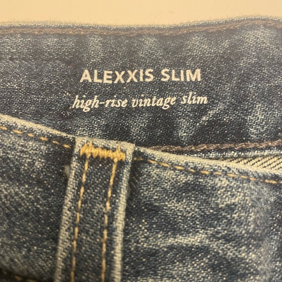 AG Alexis Slim Straight High Rise Jeans Size 26R in medium wash, luxury,straight - Picture 7 of 11